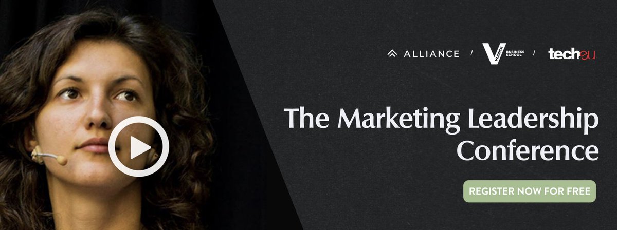 tech_eu's tweet photo. Marketing execs, heads up! 

Together with @Vlerick Business School and @Robin_geers from Alliance, we  are happy to announce the Marketing Leadership Conference (on Thursday 10 December):

> https://t.co/Wkowh5Hny6

>> SIGN UP HERE (it’s completely free): https://t.co/UWJyySV1gR https://t.co/qgDXvOvX0H