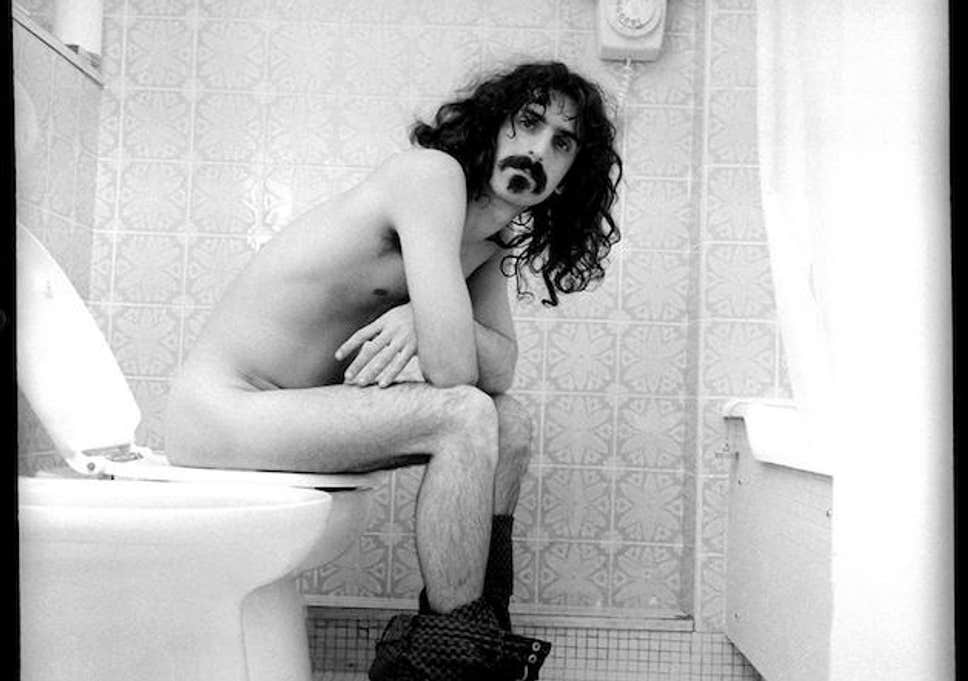 NormalComposers's tweet image. Frank Zappa pooping.