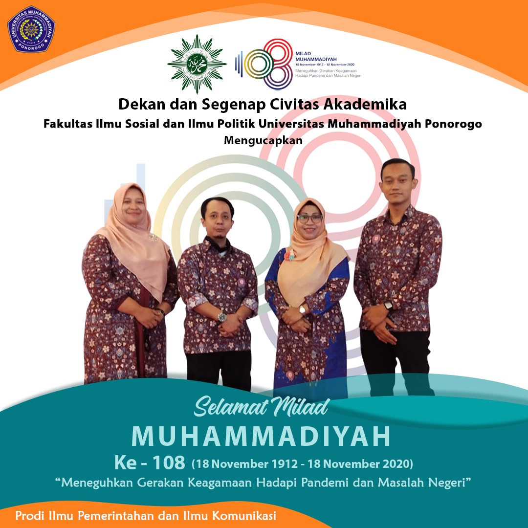ikomediaumpo's tweet photo. Selamat Milad ke 108 Persyarikatan Muhammadiyah
"Meneguhkan Gerakan Keagamaan Hadapi Pandemi dan Masalah Negeri"

#terimakasihmuhammadiyah
#islamberkemajuan
#ilmukomunikasiumpo
#fisipumpo

@APIKPTM 
@muhammadiyah https://t.co/dYdJUMUIOA