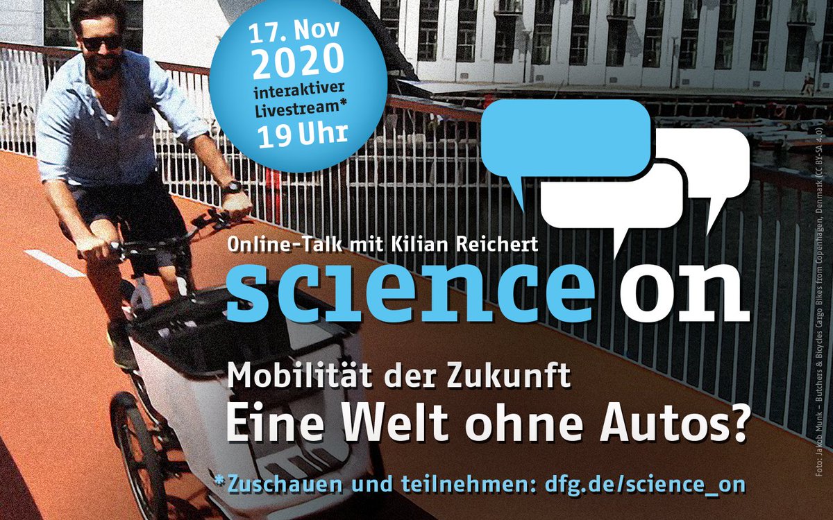dfg_public's tweet photo. Es geht um die #Mobilität der #Zukunft! Hören Sie Expertinnen und Experten dazu und diskutieren Sie mit: Gleich ab 19 Uhr im interaktiven #ScienceOn-Talk.
Mehr Infos, den Livestream und die Möglichkeit für Ihre Fragen und Einschätzungen ➡️ https://t.co/LIhf7CmuEM https://t.co/YXsxdAs9IC