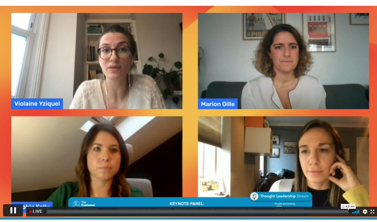 CxNetworkOrg's tweet photo. In #customersuccess I really love to achieve a specific target or goal with the customer, even when it's hard. - Marion Gille
Why do you love your customer success job?
#thecustomerconference https://t.co/22YjqjeU7U