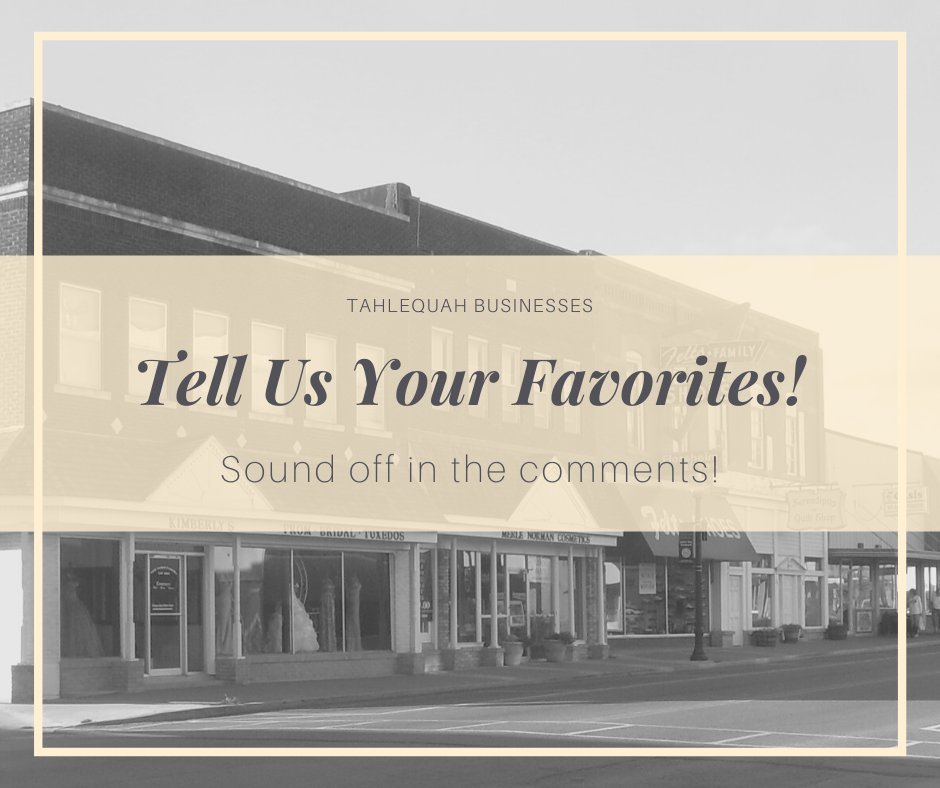 TahlequahACC's tweet image. We are so proud to call Tahlequah home! This year we&apos;re urging people to #ShopHome for the holidays to keep our hard-earned resources in the community. #LoveLocal this season by shopping in town!
Sound off in the comments and tag your favorite Tahlequah business.