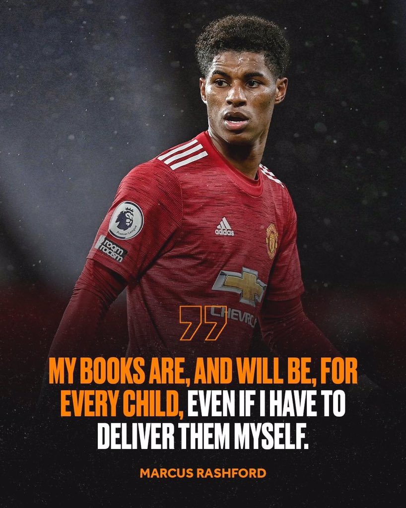 LegonBookClub's tweet photo. Great initiative by the Manchester United Star, @MarcusRashford! Reading at every age is important and beneficial. #LegonBookClub #ReadChale https://t.co/0KIUCZsqCw