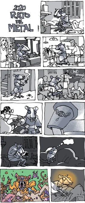 fiz essa história pro Quadrão, da Folha, em janeiro deste ano - ano do Rato, e de metal. 