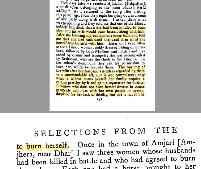  @D_Roopa_IPS U rightly pointed out Evil practices Sati.However, it never was forceful as noted by  #Ibnbatuta in his travellogues .7/n https://twitter.com/i__Mystic/status/1274928465763020801?s=20