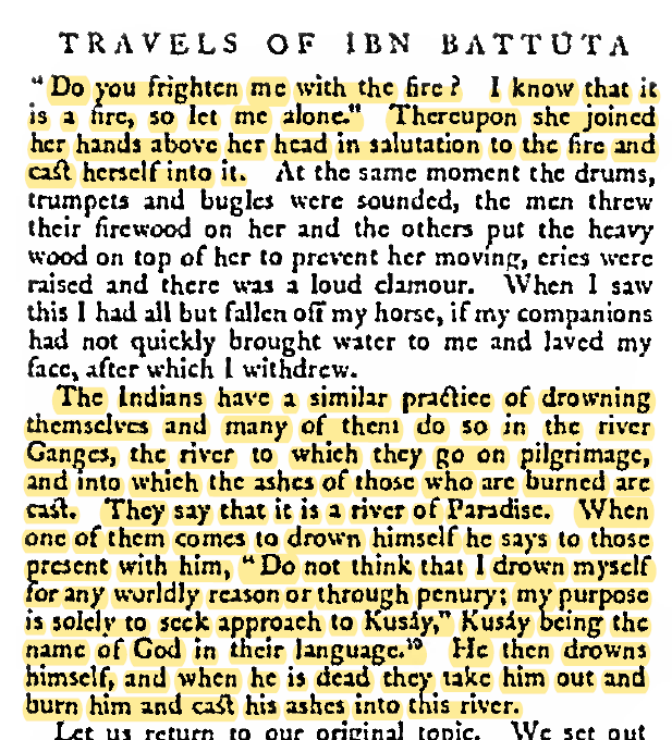  @D_Roopa_IPS U rightly pointed out Evil practices Sati.However, it never was forceful as noted by  #Ibnbatuta in his travellogues .7/n https://twitter.com/i__Mystic/status/1274928465763020801?s=20
