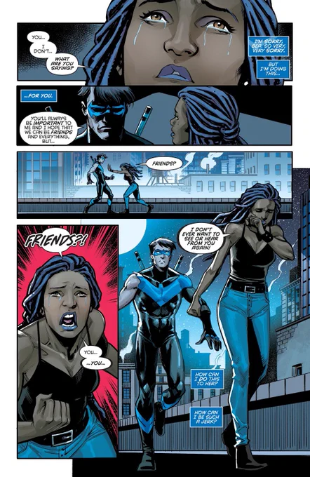 Nightwing 76 spoilers//

I kind of knew this was coming but WHY CANT WE HAVE ONE NICE THING 