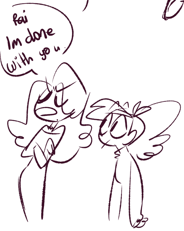 She can't escape @RavenouScorpian  XDDDDDDDD love you dude u3u💕 