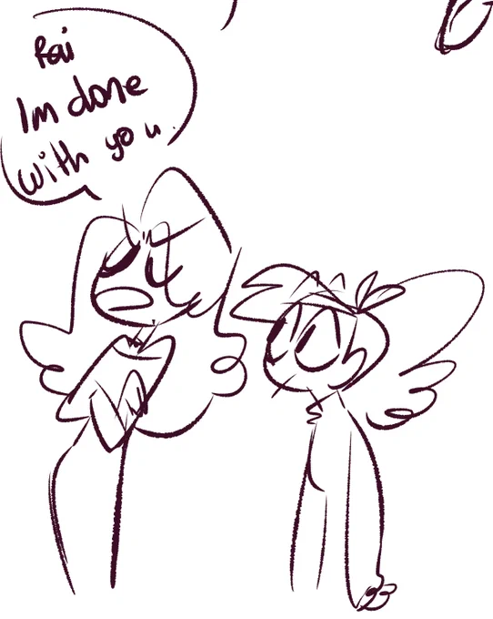 She can't escape @RavenouScorpian  XDDDDDDDD love you dude u3u💕 