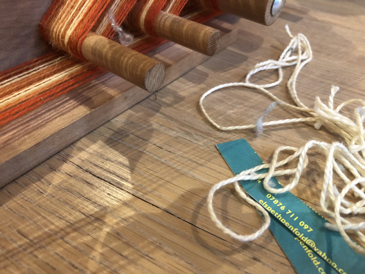 ThreadandWord's tweet photo. Inkle loom@weaving takes the “a Mano” to a whole new level .. weaving a living story ... enjoying the process #MAresearch #falmouthuniversity #walking #weaving #stories #threadandword #ethnography #hapticity https://t.co/ZqfFn4UpIk