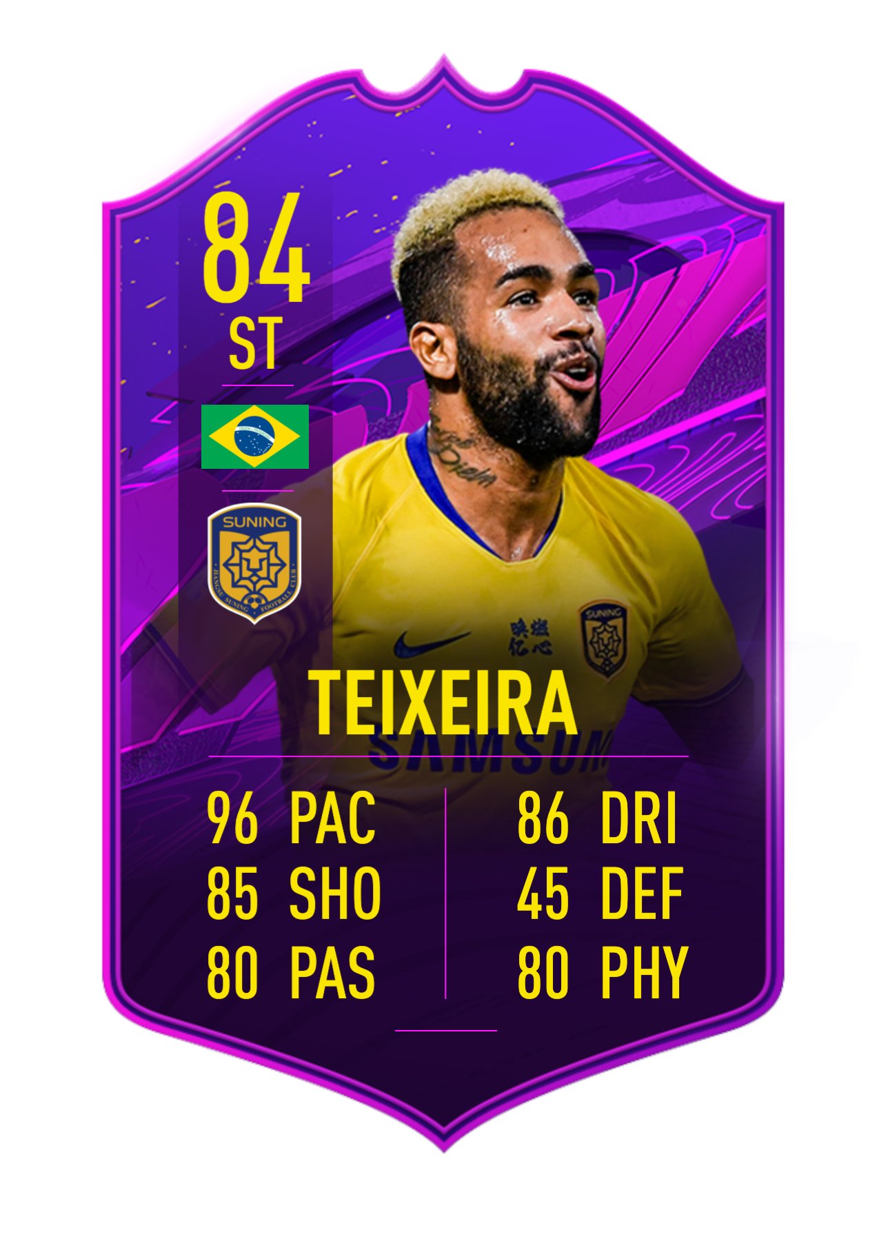 Fifa 22 Web App News On Twitter Alex Teixeira S Purple Hero Fut Card Prediction For Leading Jiangsu Suning To Their First Ever Csl Title Totw8