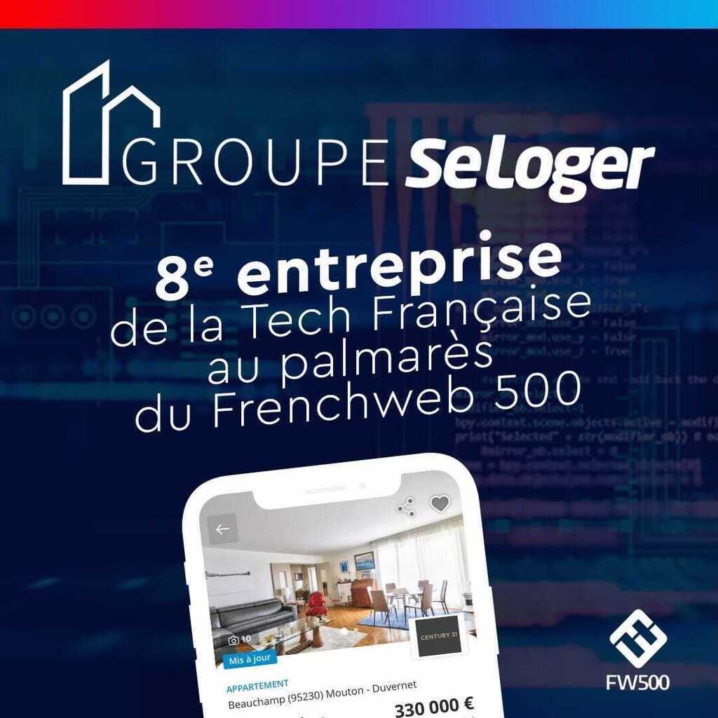 Fier de la 8e place obtenue par le groupe #SeLoger au palmares FW500 des entreprises de croissance de la Tech Française 💪 <a href="/GpeSeLogerPro/">Groupe SeLoger Pro</a> <a href="/B_Gstalder/">Bertrand Gstalder</a> <a href="/axelspringer_EN/">Axel Springer SE</a> <a href="/frenchweb/">FRENCHWEB.FR</a>