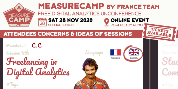 MeasureCampLYON's tweet photo. #measurecamplyon online - Ideas of sessions from attendees
🇬🇧 We ask attendees which subjects they consider for sessions. Here, one.
🇫🇷 Nous avons demandé aux participants quelles sessions ils envisagent de proposer...en voici une.
Tickets available: https://t.co/QqOYhlquCd https://t.co/pkIphOlb85