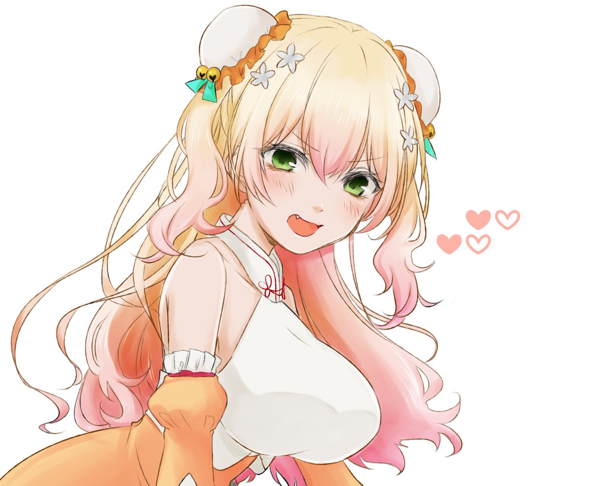 桃鈴ねね 「30万人おめでとうー!!!

#ねねアルバム 」|ごーやのイラスト
