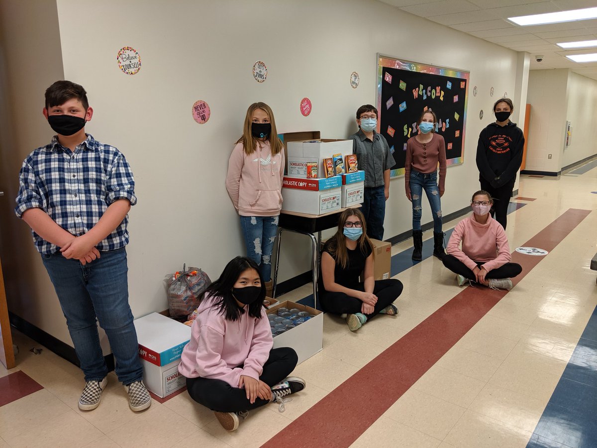 For Kindness Day, 6th grade collected items for the Houtzdale Food Pantry.  They collected over 430 items to donate for local families. ❤️ <a href="/trtomasko/">Dr. Tracie Tomasko</a> <a href="/JohnZesiger/">Dr. John W. Zesiger</a> <a href="/MV_Knights/">Moshannon Valley SD</a> <a href="/wynny1122/">Wynter Adams</a> <a href="/JaredGrassi/">Jared Grassi</a>