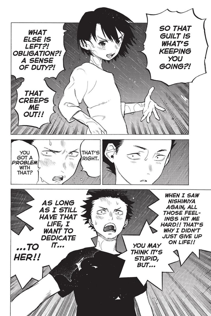 STORY/PLOTThe story is incredible without a doubt.In my opinion, the main theme is redemption. Is there really a way to make up for your sins? Can you really be forgiven for your past deeds? Can you go on and live a better life? Shoya is on a path to redemption. Trying to make