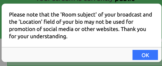 Jesus, @chaturbate   If anything, linking other sites has made me MORE tokens on your site  Doing this<a class="tags" href="/tag/chaturbate">@chaturbate</a><a href="/tag/totallynormal"class="tags"><span>#totallynormal</span></a>