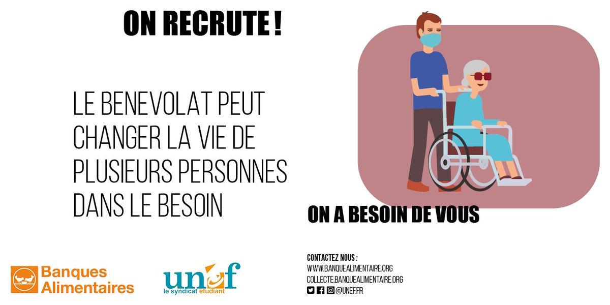 UNEF's tweet photo. 📆 J-10 avant le lancement de la #CollecteNationale des @BanquesAlim dans vos supermarchés. Rendez-vous les 2️⃣7️⃣, 2️⃣8️⃣, 2️⃣9️⃣ novembre pour faire vos dons alimentaires et donner du temps bénevole.
Donnez en toute sécurité, parce que la solidarité doit rester une priorité 🧡 https://t.co/GDzn6p8MnO