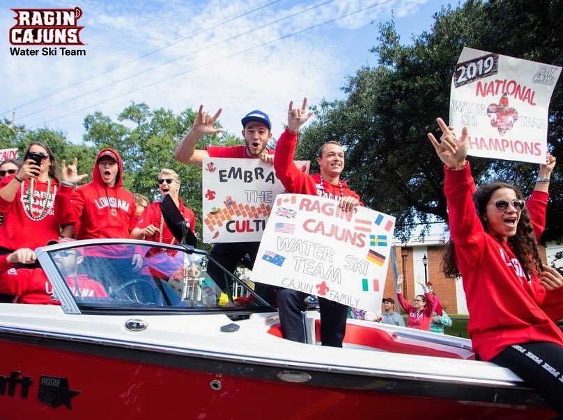 cajunski's tweet photo. Happy International Students’ Day to our skiers who come from around the world to join the Cajun Family! ⚜️ The team has 19 international students and 9 different countries represented 🤟 #GeauxCajuns #InternationalStudentsDay #CajunFamily https://t.co/z22sj3vgVg