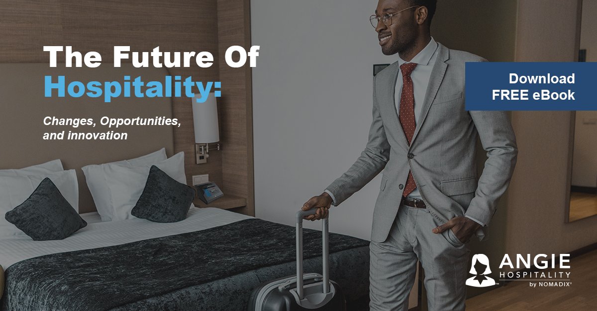 _HeyAngie's tweet photo. FREE eBook: What has changed for hoteliers and guests, and how will new #contactlesstechnologies help the industry to embrace swift change? https://t.co/C2FNDhPnZm.
#CleanHotel #HotelTechnology #ContactlessTechnology #HospitalityTechnology #HotelManagement https://t.co/MzplBTETW9