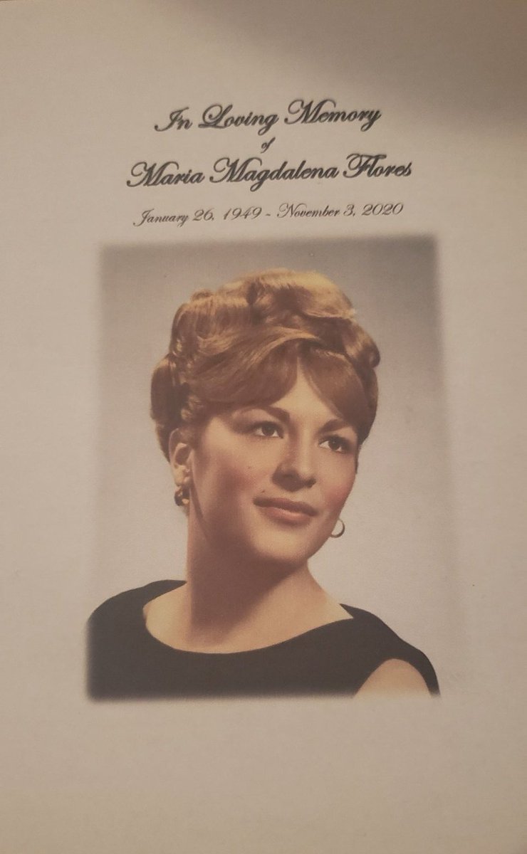 Maria Magdalena Flores, Maggie as she was known, was a wife, a mom and grandmother, and known to her community as a woman of faith and service.