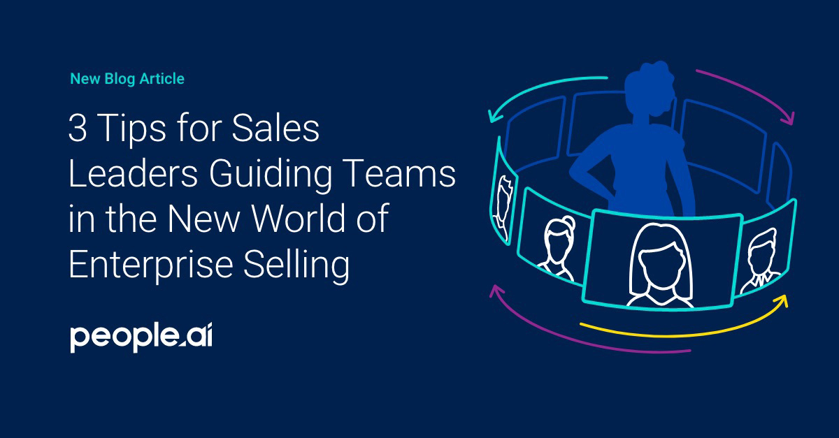 Golf outings and client dinners are out, video meetings are in. So, how can you drive revenue amid a vastly different sales culture? Check out 3 tips to excel in the new world of enterprise selling in our new blog: bit.ly/2H07Nxt #salessolution