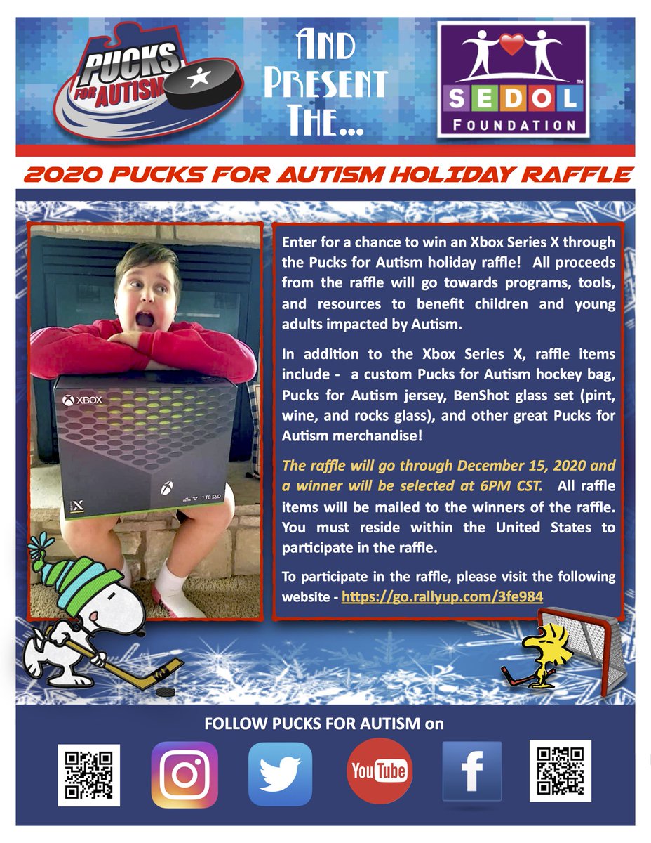 Pucks for Autism tweet media