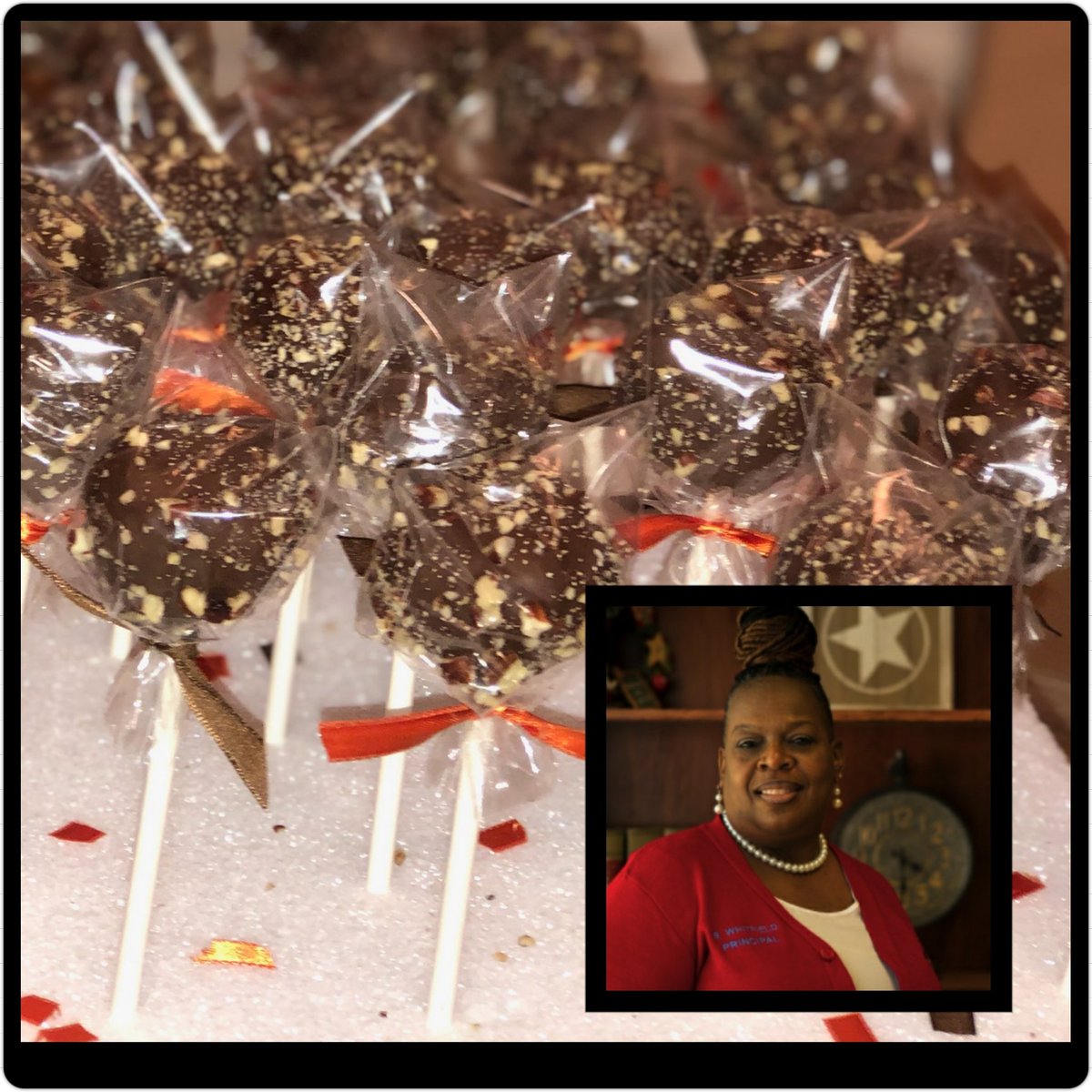 CoachTAnderson1's tweet photo. @AtwellMSandLaw Principal, S. Whitfield, started gratitude week with sweet treats for her staff members. @dallasschools  #gratitudeweek #dallasisd #twitterweek https://t.co/EwpEiqaWfu