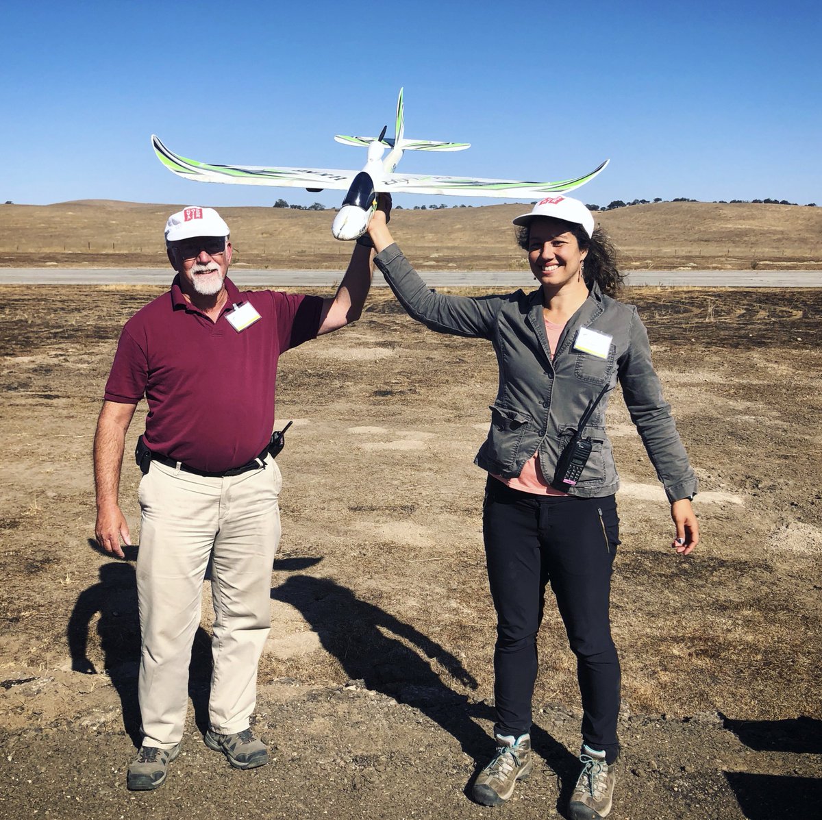 starsandrobots's tweet photo. We were field testing the autonomy software using a humble RC plane to contain rather more sophisticated electronics and software, and landed a big milestone.

We hadn’t launched then so I wasn’t sharing photos. Glad to do so now, as a memento from the era of visible smiles: https://t.co/gOJ0q2D3nn
