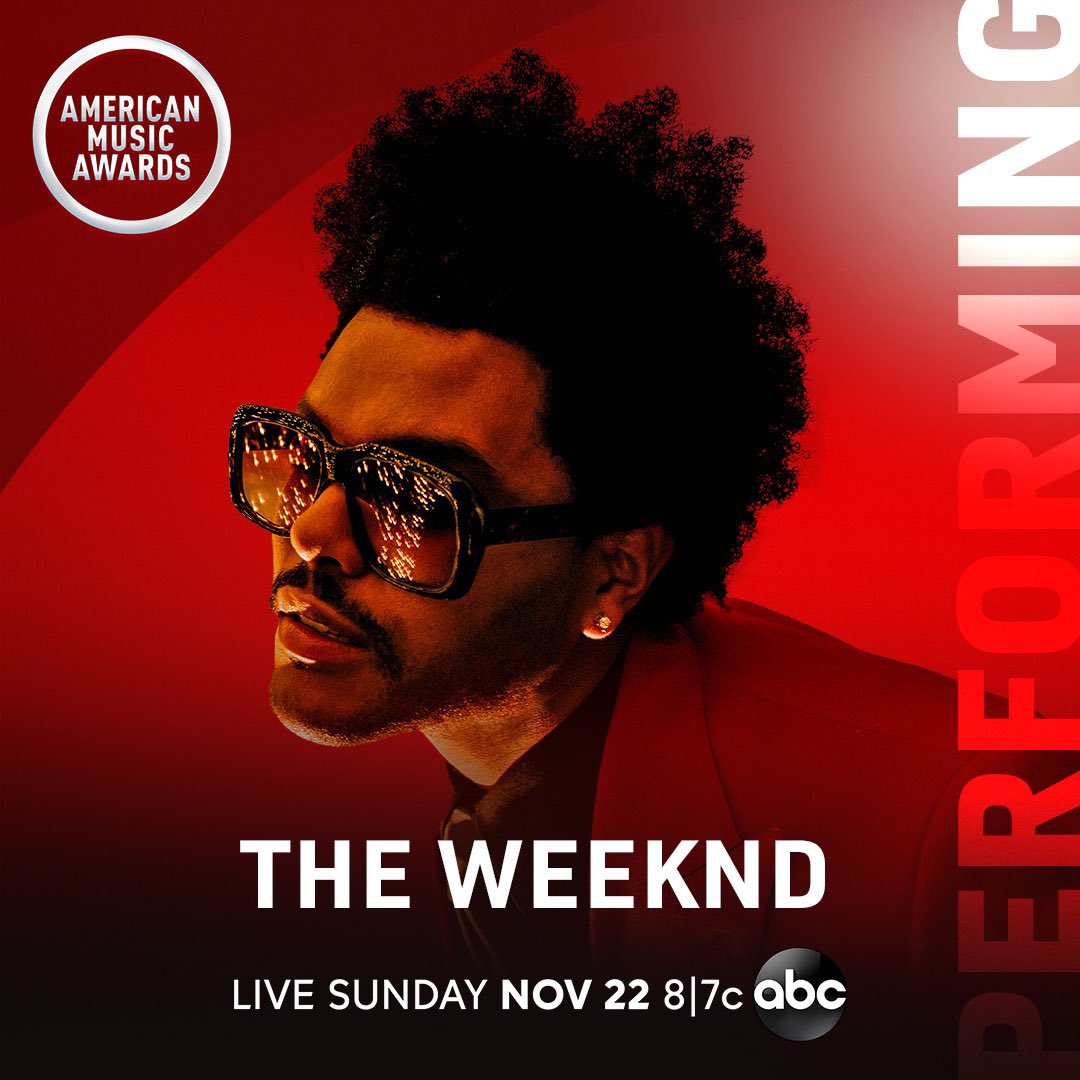 thewkndFR2's tweet photo. #INFO: The Weeknd va performer "In Your Eyes" et "Save Your Tears" à la cérémonie des #AMAs ce Dimanche 22 Novembre https://t.co/LYib1Pkjx2