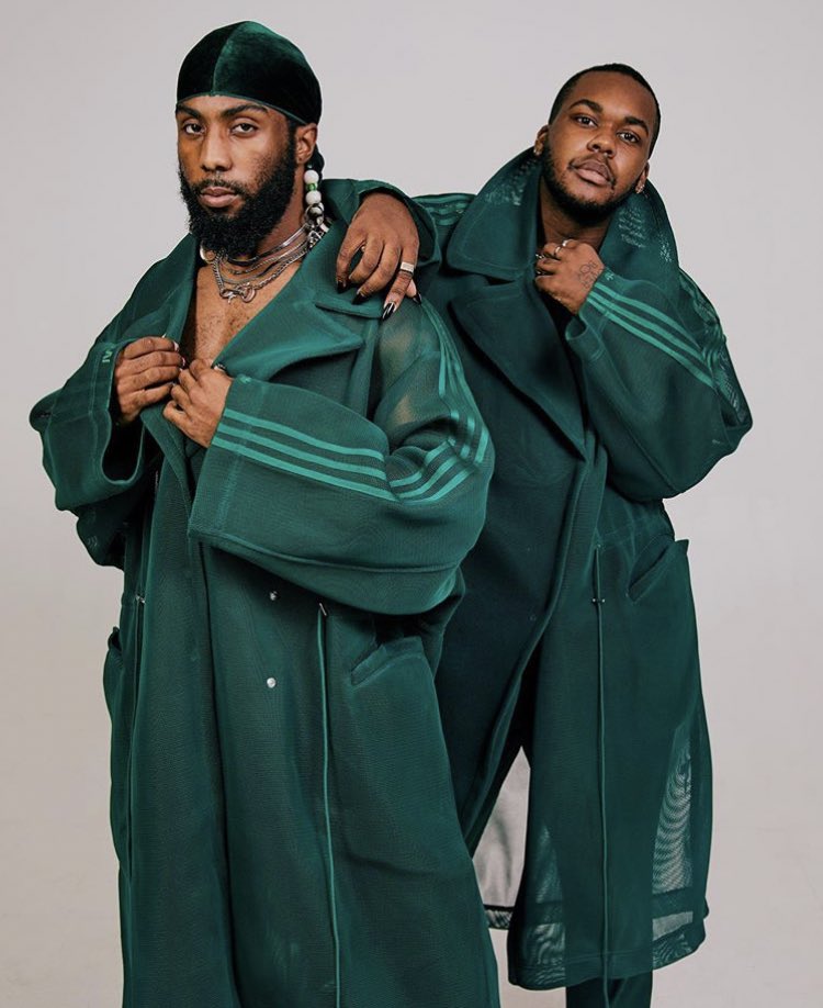 jackd's tweet photo. Friends do encourage friends to wear @weareivypark We see you @erichartjr @treyfarted @rodneychrome #WeLoveToSeeIt #GreenWithEnvy #FriendsWithStyle #Jackdapp https://t.co/Fz8cBziSig