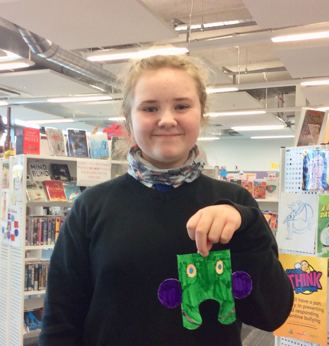 BrechinHighLib's tweet photo. #EveryoneFitsInHere #AntiBullyingWeek #BrechinHighValues #CraftsClub #ThisIsBrechin https://t.co/bmFTNRTEUt