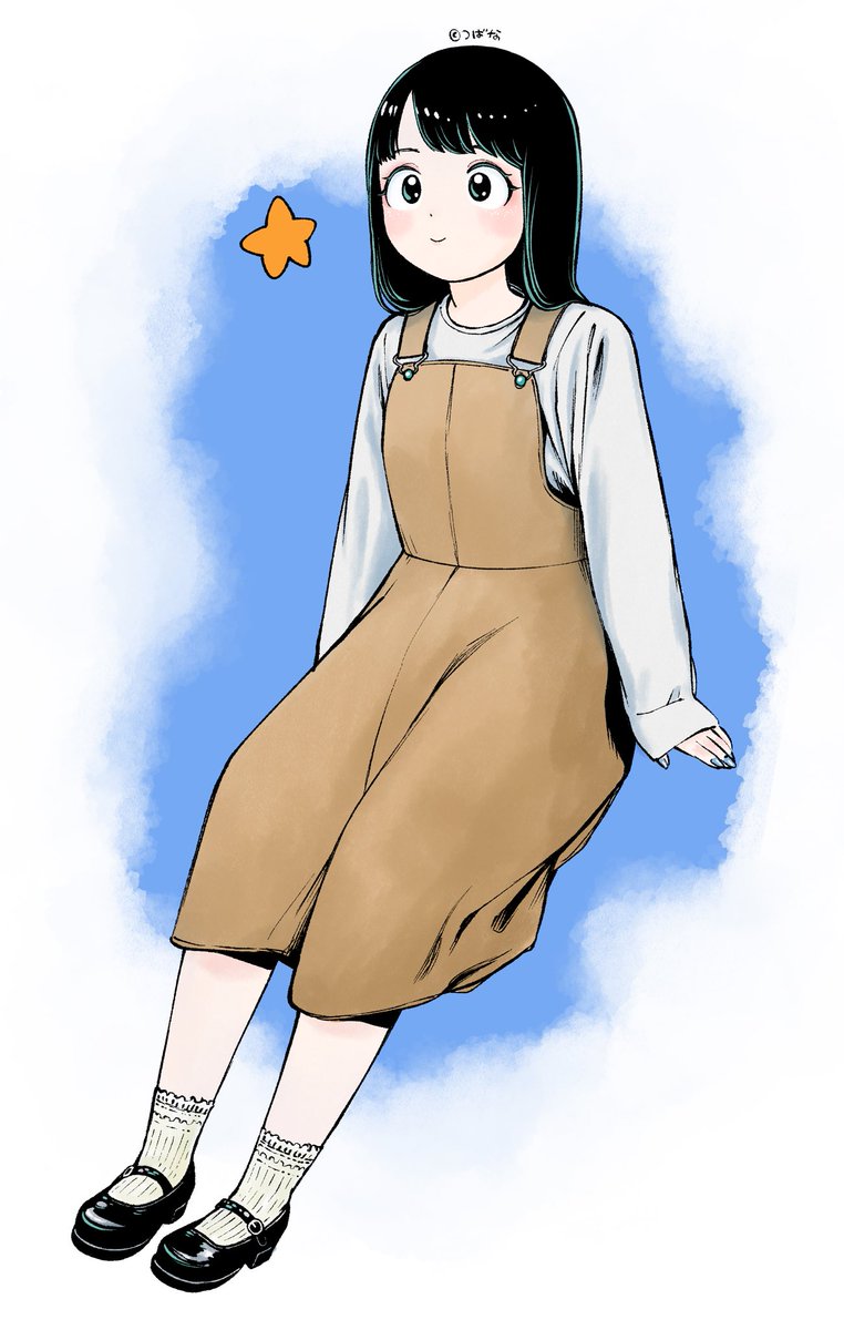 「女子 」|つばなのイラスト