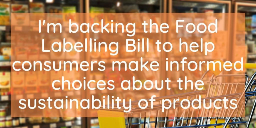 theodoraclarke's tweet photo. Britain has some of the highest food standards in the world & as consumers we want to do our bit to #BackBritishFarming. So I’m proud to co-sponsor the Food Labelling Bill which requires food manufacturers to label products to show the environmental sustainability of their origin https://t.co/41Q9EzALa6