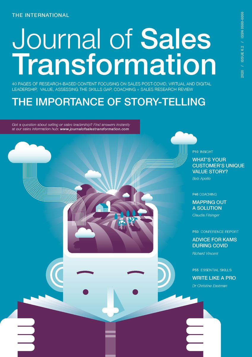 Our latest edition is out now, focusing on the power of story telling in sales. journalofsalestransformation.com