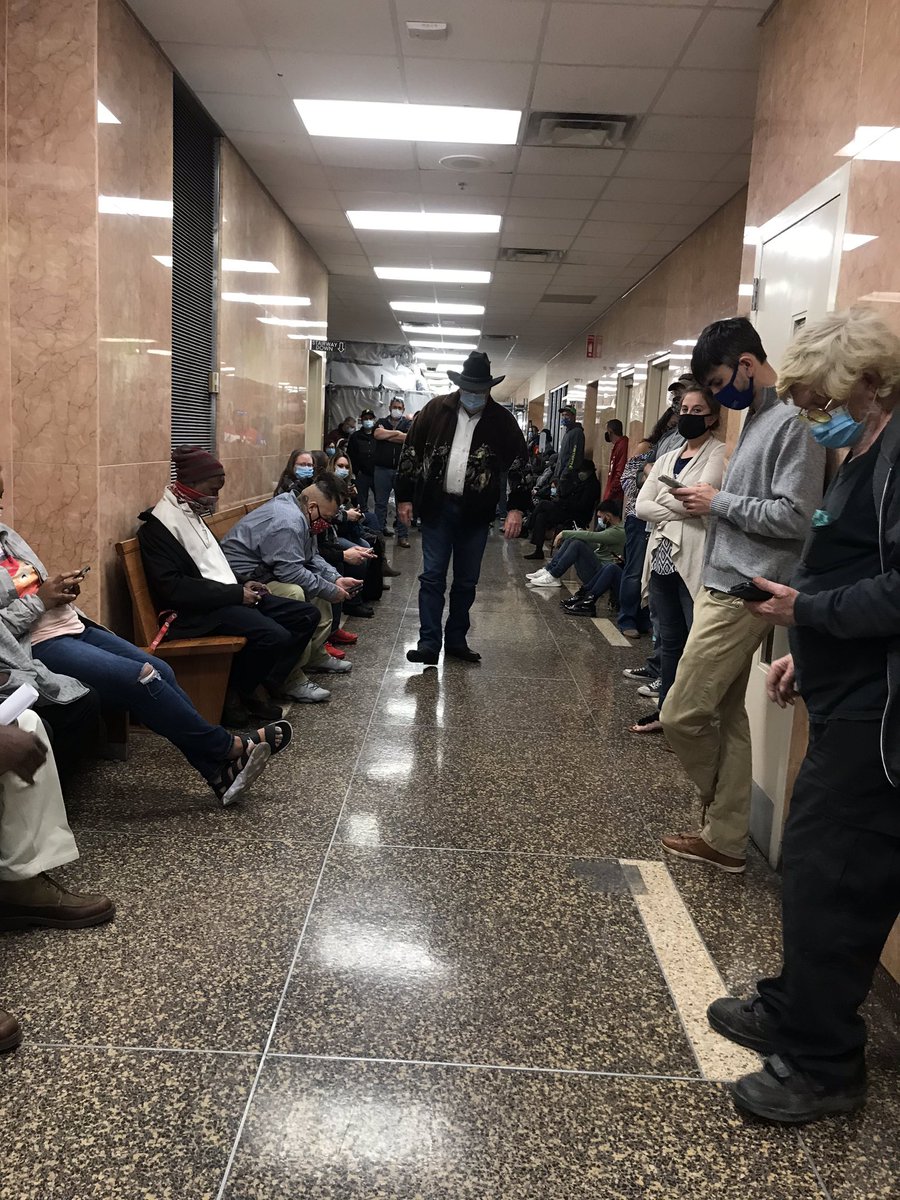 DayforDA2018's tweet photo. This was at @TulsaCounty Courthouse today. In one hallway. This is completely irresponsible and dangerous public health indifference. https://t.co/ClTVaGfLGV