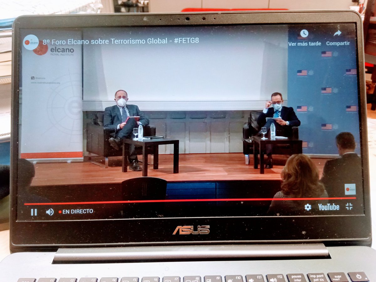 Aunque de forma diferente, este año también se celebra el Foro sobre Terrorismo Global organizado por <a href="/rielcano/">Real Instituto Elcano</a>. Su octava edición está dedicada a "yihadismo y #terrorismo en el #Sahel: implicaciones para España". ¿Qué haces, te conectas? Pincha el enlace⤵️youtu.be/ZOYhzYjqV4A