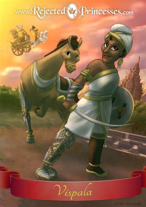 The earliest written evidence of a prosthetic is said to be the Rig Veda, an ancient, sacred poem of India written between 3500 and 1800 BC. It is about Warrior-Queen Vishplawho lost her leg in battle and was fitted with a prosthesis fabricated in iron and returned to battle