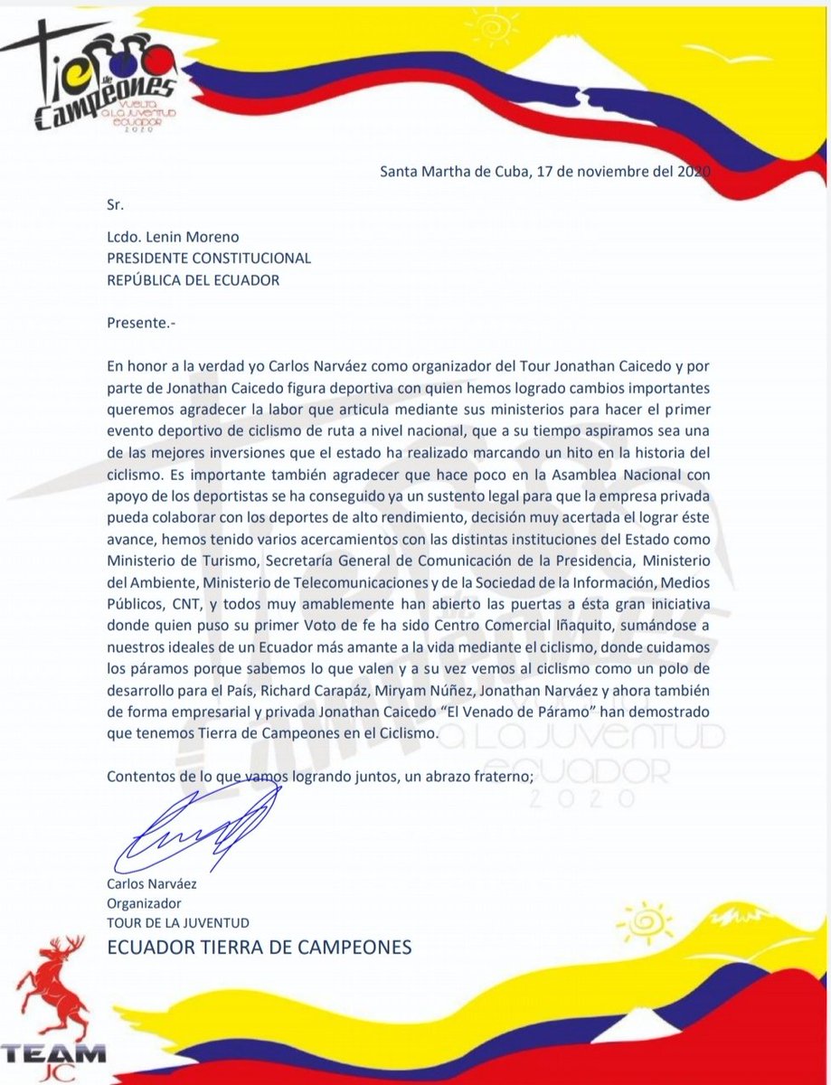 Asegurando y avanzando, es la única forma de lograrlo <a href="/Lenin/">Lenín Moreno</a>