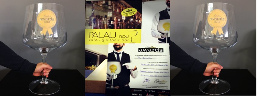 GinPalau_bcn's tweet photo. Han pasado 2 años y seguimos luciendo orgull@s el premio a la mejor gintoneria con más referencias nacionales en ginebras, a nivel estatal, de los Premios giniber 2018!!
#palaunou #palaunougintonicbar #molinsderei #gintonictime #giniber #giniberawards #fibar #fibar2018 https://t.co/byoMUYe7qo