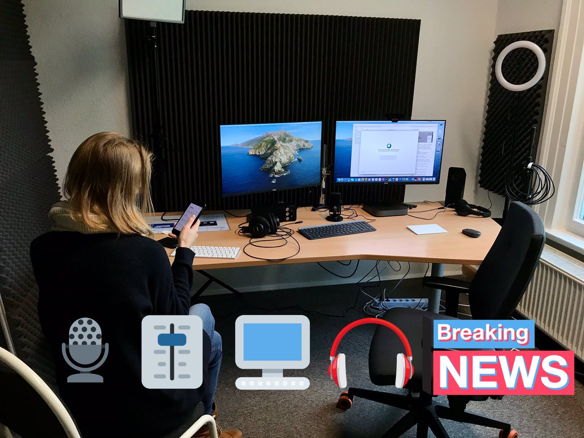 D3_Projekt's tweet photo. #Multiscreen / #Audiorouting Eindrücke von Gestern. Als #Medientechniker arbeitet man auch mal an 4 Bildschirmen zugleich: #Leihlaptop Updates, #Logo Design, kollegiales #messaging und #iPad Verwaltung via #MDM / Audio #routing für Lehrende (#Systemsound + #Mic) im #WebinarStudio https://t.co/m2LxpleNKL