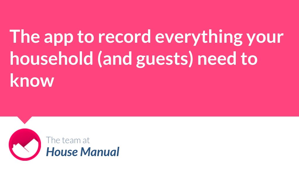 housemanual's tweet photo. #HouseManualApp is the centralized place to document anything and privately share it with anyone. Its organized life made easy.

Read more 👉 https://t.co/BqeBbfQ6Oz

 @tonyrobbins @lollydaskal @tferriss @brainpicker @garyvee @laurastack @gtdguy @lvanderkam https://t.co/4oMTeZ35JP
