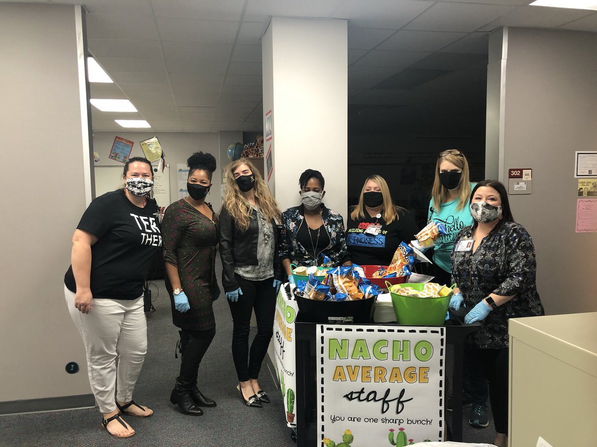 CFISDAndre's tweet photo. Andre’ Elementary is Nacho Average Staff!  We appreciate you! #AndreInAction https://t.co/wNC6220TiJ