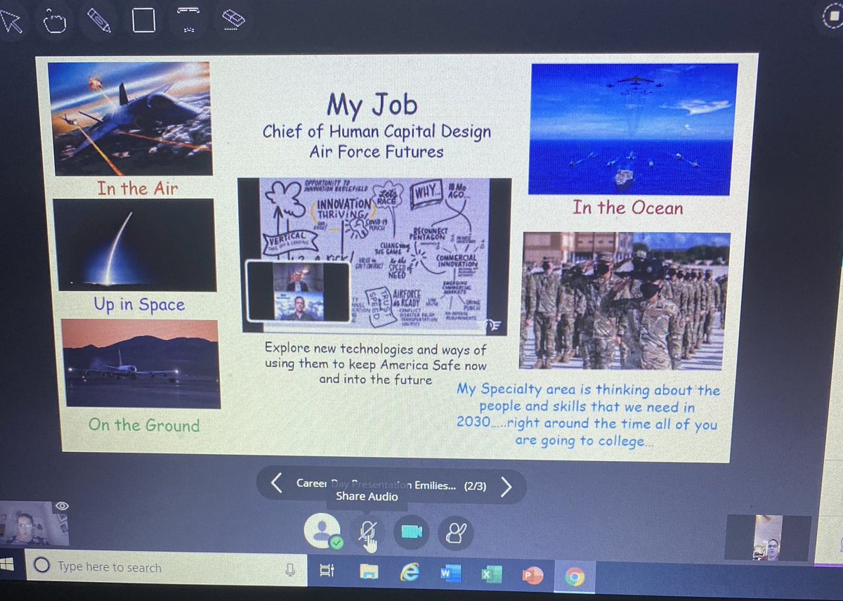 lsnyder_STEAM's tweet photo. It’s Virtual STEAM Career Week at Franconia! Our amazing parents have volunteered to teach us all about their careers, how they got to where they are, and their connections to STEAM! Students are fascinated by our amazing community! @FranconiaES @FCPSSTEAM https://t.co/Put1KHTuG4
