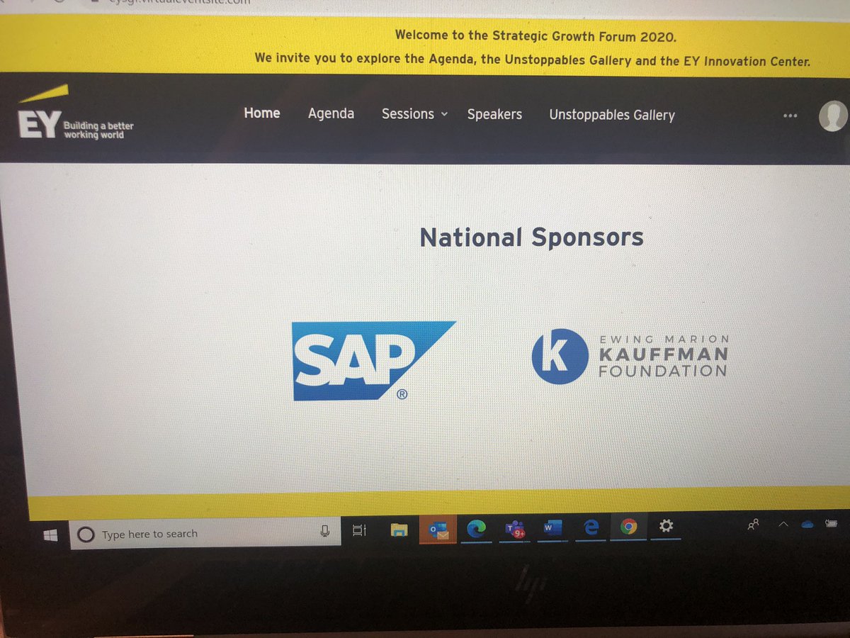 markmc32's tweet image. EY SGF2020 will be different this year for sure!  One part has stayed the same - SAP’s cont’d support and focus on Entrepreneurship! Thanks for your Sponsorship , leadership, partnership and friendship! #SGFUS