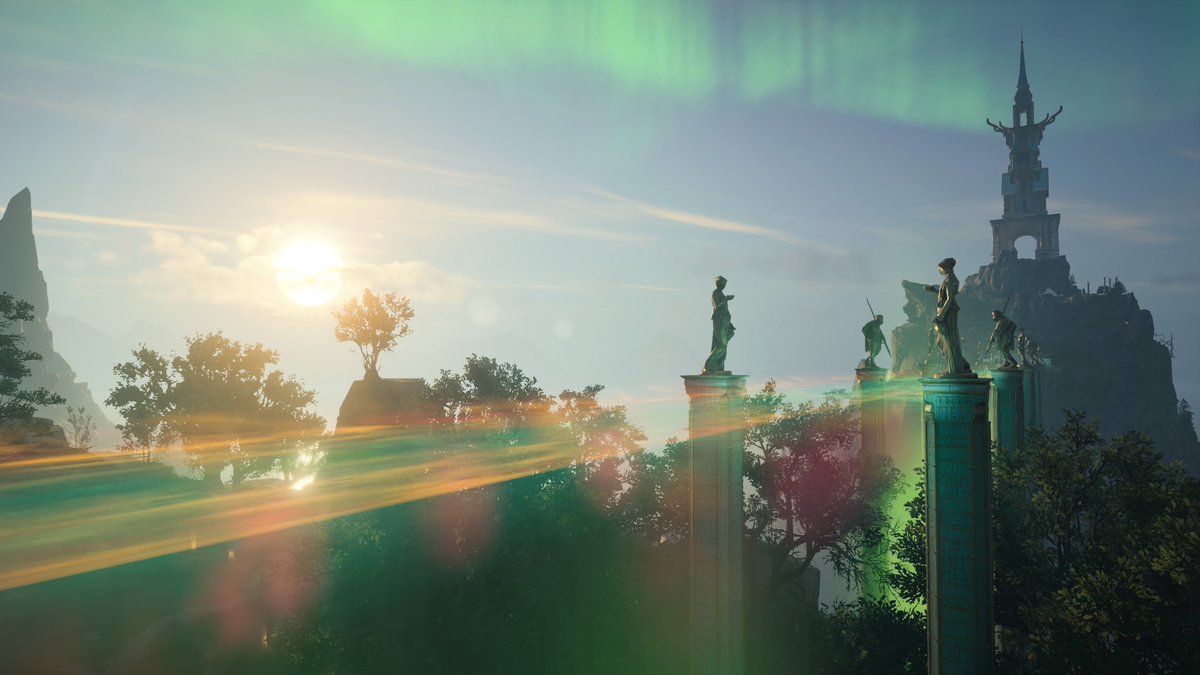 AxeslingerVP's tweet image. ~Heimdall's Tower &amp;amp; The Rainbow Bridge~

#AssassinsCreedValhalla #PS4share #PhotoMode #VGPUnite #VirtualPhotography