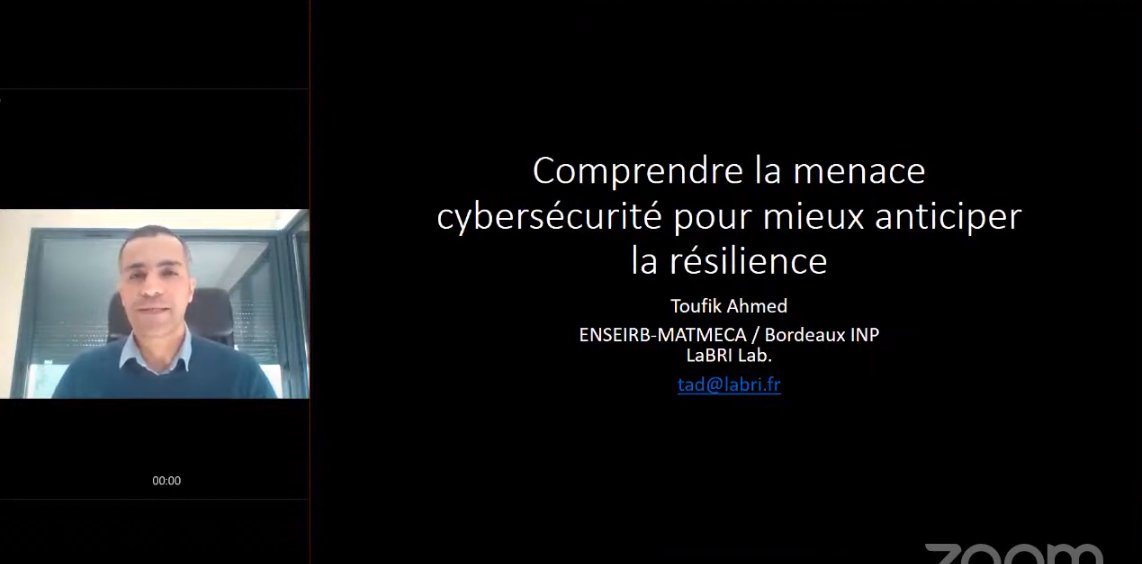 toufikahmed's tweet photo. Retrouvez mon intervention sur la #cybersecurite @BordeauxINP. Je donne un apperçu des menaces #cyber et comment atteindre la #CyberResilience #CyberSecurity #Resilience #ZeroTrust #ZeroTouchNetwork (à partir de la minute 51:00 )👉 https://t.co/K7lg5naDqe https://t.co/ksPBbysx80