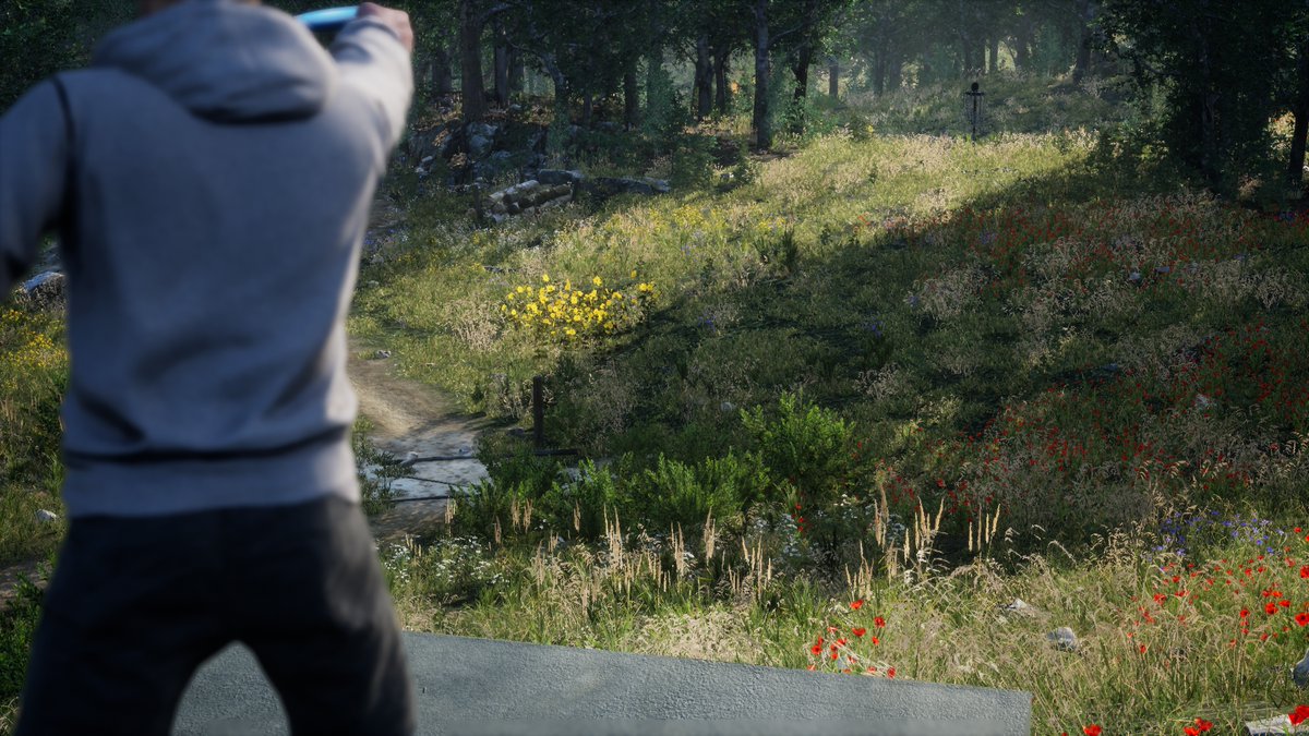 TREE_Industries's tweet photo. About 200ft. hill to hill, slight downhill hazard just past the basket. What disc would you pull out of the bag for this one?
#DiscGolf #DiscGolfGame #DiscGolfVideoGame #UDG #UltimateDiscGolf #PDGA #DGPT #DGA #IndieGame #eSports #UnrealEngine #MadeWithUnreal https://t.co/TU76jw724h