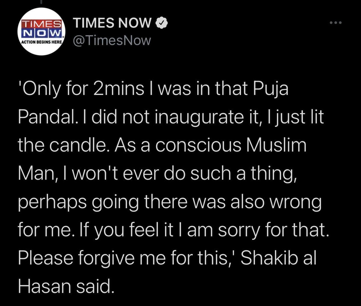 ManasSi64910205's tweet photo. if a Hindu goes to mosque-- Religion of peace...
If Muslim goes to temple -- death threat..
Where is secular hindu now? 
And apologized without mistake..such a stupid thing...

#ShakibAlHasan #lovejihaad https://t.co/sQaKz6W1lm