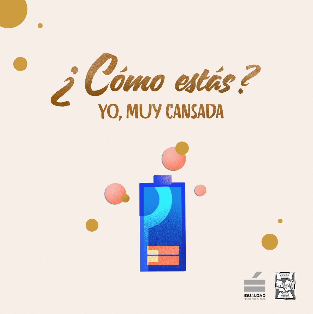 FeministaCyL's tweet photo. "¿Cómo estás? Yo, muy cansada"

Seguimos con nuestra campaña de corresponsabilidad. Aquí tenemos la tercera ilustración. Muchas nos sentimos muy representadas.

 #cuidayquetecuiden
#secorresponsable #IgualdadDeGenero

@AyuntamientoVLL @ https://t.co/mbeVRZ57jv